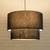 Halo double pendant lamp black lp