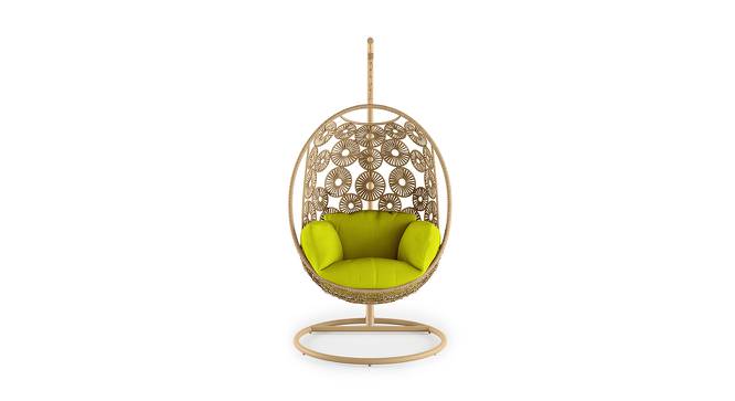 Kyodo Swing Chair With Stand (Green) by Urban Ladder - Front View Design 1 - 159740