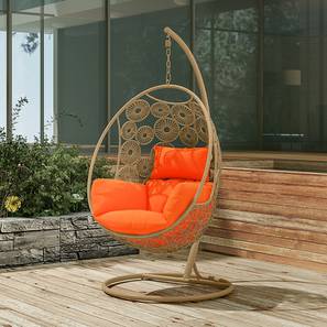 Swing Chair In Mohali Design Kyodo Swing Chair With Stand (Orange)