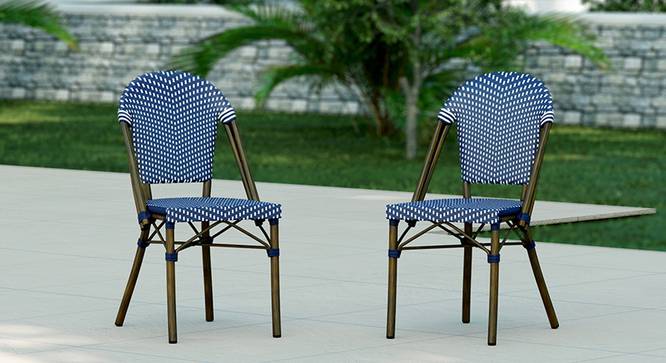 Kea Patio Chair - Set of 2 (Brown) by Urban Ladder - Design 1 Full View - 160156