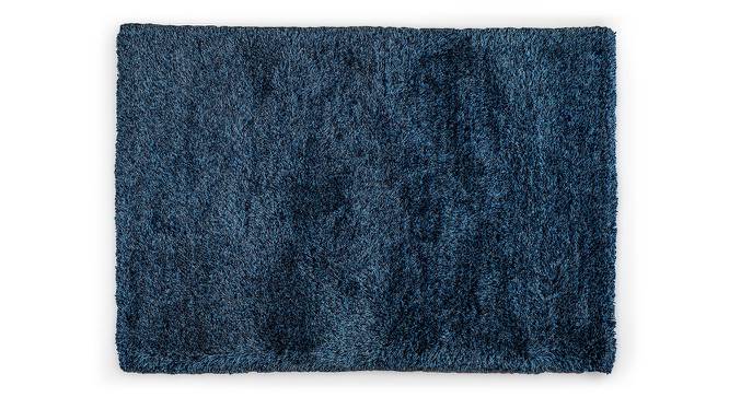 Linton Shaggy Rug (Blue, 152 x 91 cm  (60" x 36") Carpet Size) by Urban Ladder - Front View Design 1 - 160521