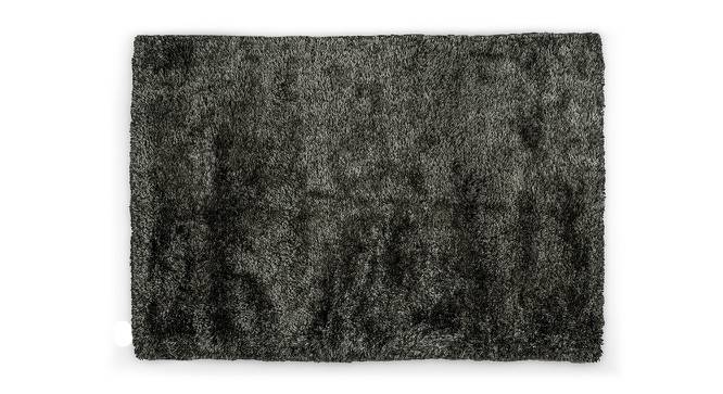 Linton Shaggy Rug (Grey, 152 x 91 cm  (60" x 36") Carpet Size) by Urban Ladder - Front View Design 1 - 160534