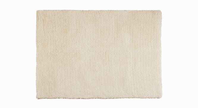 Linton Shaggy Rug (152 x 244 cm  (60" x 96") Carpet Size, Ivory) by Urban Ladder - Front View Design 1 - 160923
