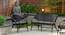 Cirali 2 Seater Chair (Black) by Urban Ladder