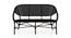 Cirali 2 Seater Chair (Black) by Urban Ladder