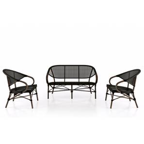 Balcony Chairs Garden Online In India Cirali Two Seater And One Set Black