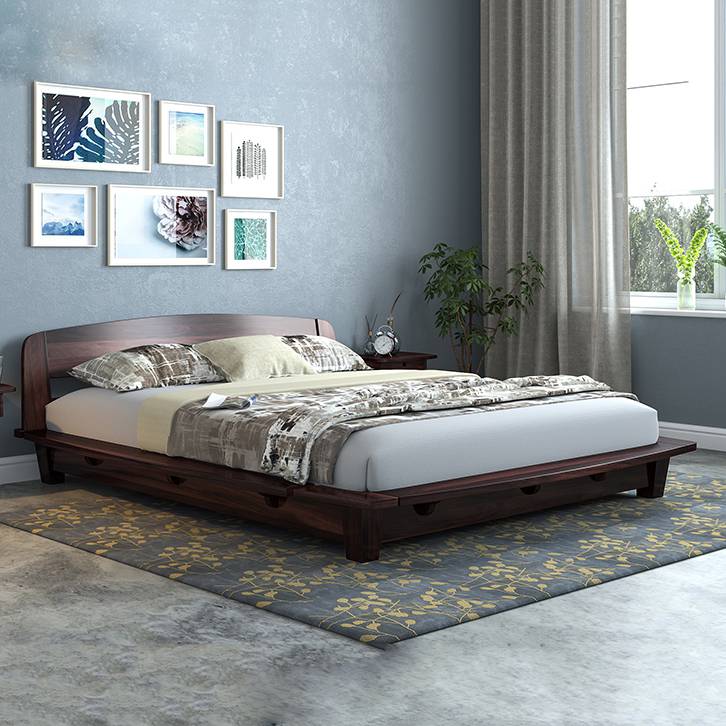 King Size Pedestal Bed Frame