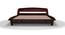 Tahiti Platform Bed (Mahogany Finish, Queen Bed Size) by Urban Ladder - Front View Design 1 - 161341
