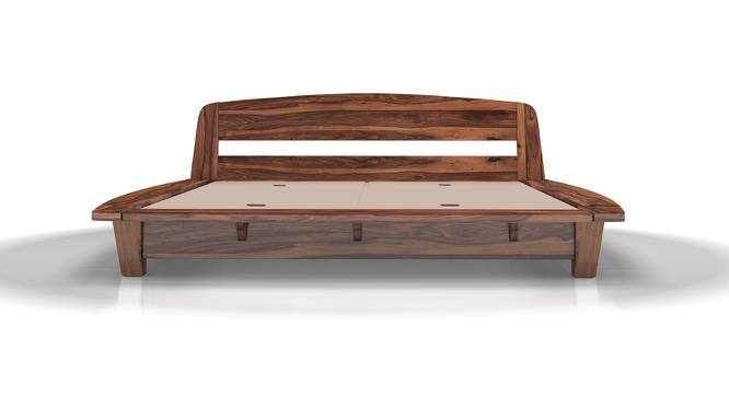 Tahiti Platform Bed (Teak Finish, Queen Bed Size) by Urban Ladder - Front View Design 1 - 161353