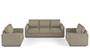 Apollo Sofa Set (Mist, Fabric Sofa Material, Compact Sofa Size, Soft Cushion Type, Regular Sofa Type, Master Sofa Component, Regular Back Type, Regular Back Height) by Urban Ladder - - 161873