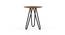 Capella Side Table (Natural Finish) by Urban Ladder - Design 1 Side View - 162166
