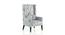 Morgen Wing Chair (Blue Nightingale) by Urban Ladder - Cross View Design 1 - 162180