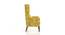 Morgen Wing Chair (Olive Vines) by Urban Ladder - Design 1 Side View - 162189