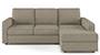 Apollo Sofa Set (Mist, Fabric Sofa Material, Compact Sofa Size, Firm Cushion Type, Sectional Sofa Type, Sectional Master Sofa Component, Regular Back Type, Regular Back Height) by Urban Ladder - - 162223