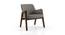 Carven Lounge Chair (Dark Grey) by Urban Ladder - Cross View Design 1 - 162607
