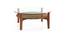 Cayman Glasstop Coffee Table (Teak Finish, With Shelf) by Urban Ladder - Cross View Design 1 - 162624