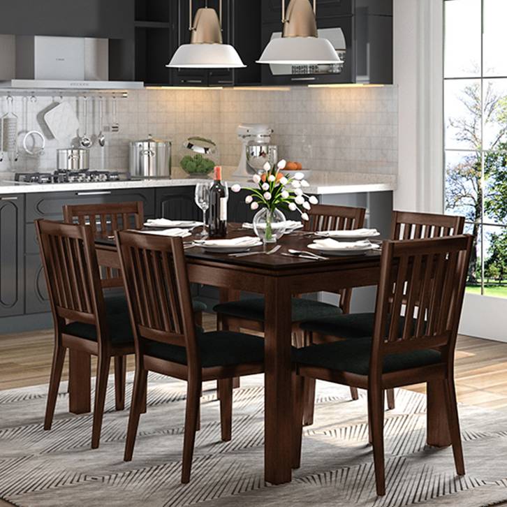 Upto 35 Off On 6 Seater Dining Tables, Round Dining Room Table With Upholstered Chairs In India