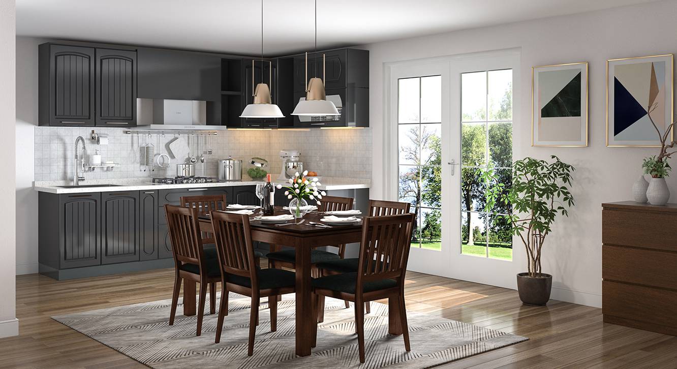 Dining table set 6 outlet seater urban ladder