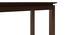 Diner 4 Seater Dining Table Set (With Upholstered Chairs) (Dark Walnut Finish) by Urban Ladder - Design 1 Close View - 162989
