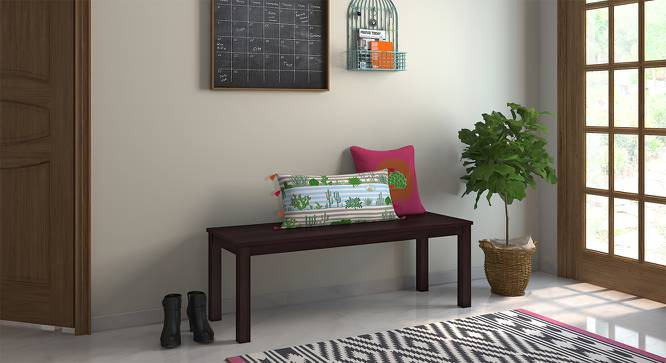 Capra Bench (Mahogany Finish) by Urban Ladder - Design 1 Full View - 163888