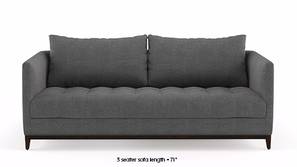 Florence Compact Sofa (Smoke Grey)