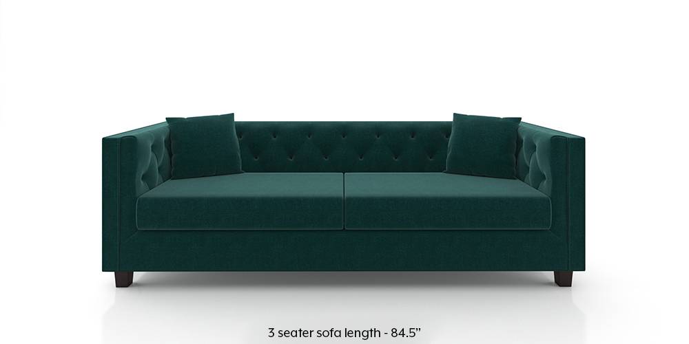 Windsor Sofa (Malibu Blue) (Fabric Sofa Material, Regular Sofa Size, Malibu, Regular Sofa Type) by Urban Ladder