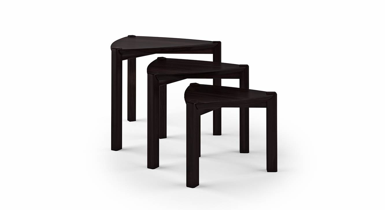 Clapton Solid Wood Side Table in Teak Finish Urban Ladder