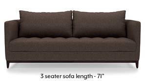 Florence Compact Sofa (Mocha Brown)