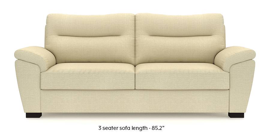 Adelaide Sofa Ivory White Urban Ladder Adelaide Sofa Ivory White Fabric Material Regular Size