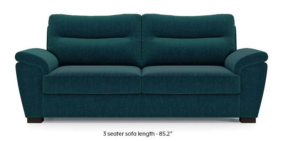 Adelaide Sofa (Malibu Blue) (Fabric Sofa Material, Regular Sofa Size, Malibu, Regular Sofa Type) by Urban Ladder - - 173213