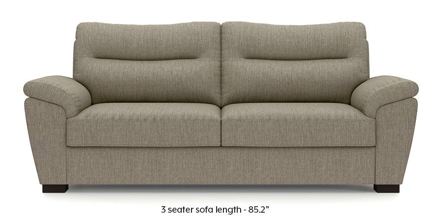 Adelaide Sofa (Mist Brown) (Mist, Fabric Sofa Material, Regular Sofa Size, Regular Sofa Type) by Urban Ladder - - 173216