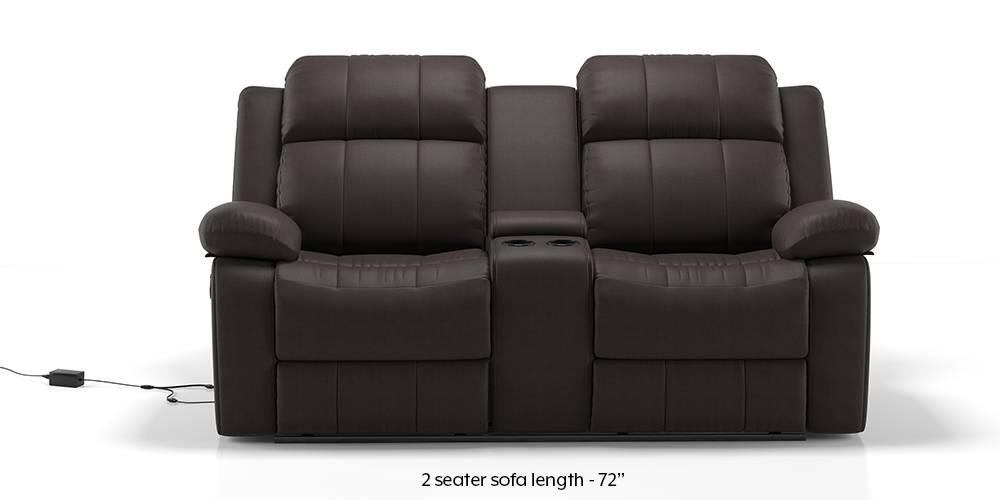 Robert Motorized Home Theatre Rocker Recliner Sofa Set Chocolate Robert Motorized Home Theatre Rocker Recliner Sofa Set Chocolate Leatherette 1 Seater