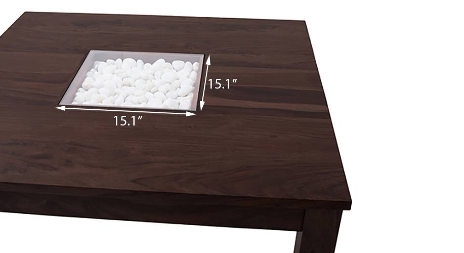 Brighton square dining table mahogany finish 9
