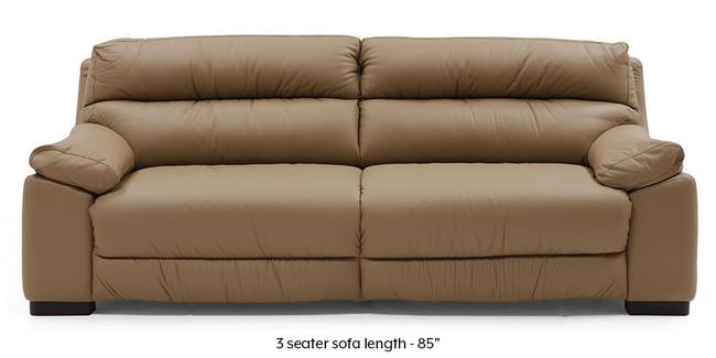 Thiene Sofa (Camel Italian Leather) (Camel, Regular Sofa Size, Regular Sofa Type, Leather Sofa Material)
