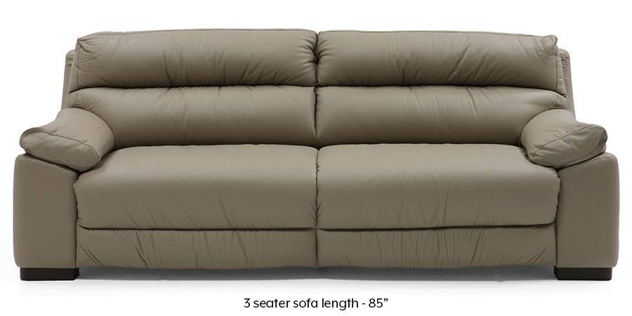 Thiene Sofa (Cappuccino Italian Leather) (Cappuccino, Regular Sofa Size, Regular Sofa Type, Leather Sofa Material) by Urban Ladder - - 173645