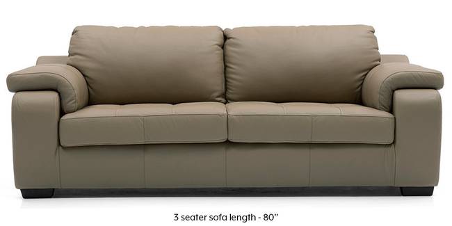 Trissino Sofa (Cappuccino Italian Leather) (Cappuccino, Regular Sofa Size, Regular Sofa Type, Leather Sofa Material)