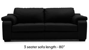 Trissino Sofa (Licorice Italian Leather)