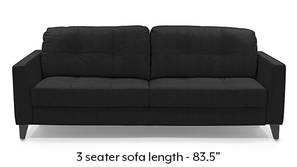 Franco Sofa (Licorice Italian Leather)