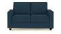 Apollo Sofa Set (Indigo Blue, Fabric Sofa Material, Compact Sofa Size, Firm Cushion Type, Regular Sofa Type, Individual 2 Seater Sofa Component, Regular Back Type, Regular Back Height) by Urban Ladder - - 174421