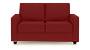 Apollo Sofa Set (Fabric Sofa Material, Compact Sofa Size, Firm Cushion Type, Regular Sofa Type, Individual 2 Seater Sofa Component, Salsa Red, Regular Back Type, Regular Back Height) by Urban Ladder - - 174541