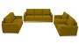 Apollo Sofa Set (Olive Green, Fabric Sofa Material, Compact Sofa Size, Soft Cushion Type, Regular Sofa Type, Master Sofa Component, Regular Back Type, Regular Back Height) by Urban Ladder - - 174590