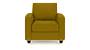 Apollo Sofa Set (Olive Green, Fabric Sofa Material, Compact Sofa Size, Soft Cushion Type, Regular Sofa Type, Individual 1 Seater Sofa Component, Regular Back Type, Regular Back Height) by Urban Ladder - - 174602