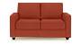 Apollo Sofa Set (Lava, Fabric Sofa Material, Compact Sofa Size, Soft Cushion Type, Regular Sofa Type, Individual 2 Seater Sofa Component, Regular Back Type, Regular Back Height) by Urban Ladder - - 174657