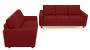 Apollo Sofa Set (Fabric Sofa Material, Compact Sofa Size, Soft Cushion Type, Regular Sofa Type, Master Sofa Component, Salsa Red, Regular Back Type, Regular Back Height) by Urban Ladder - - 174673