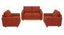 Apollo Sofa Set (Lava, Fabric Sofa Material, Regular Sofa Size, Firm Cushion Type, Regular Sofa Type, Master Sofa Component, Regular Back Type, Regular Back Height) by Urban Ladder - - 174781