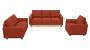 Apollo Sofa Set (Lava, Fabric Sofa Material, Regular Sofa Size, Firm Cushion Type, Regular Sofa Type, Master Sofa Component, Regular Back Type, Regular Back Height) by Urban Ladder - - 174787