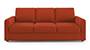 Apollo Sofa Set (Lava, Fabric Sofa Material, Regular Sofa Size, Firm Cushion Type, Regular Sofa Type, Individual 3 Seater Sofa Component, Regular Back Type, Regular Back Height) by Urban Ladder - - 174794