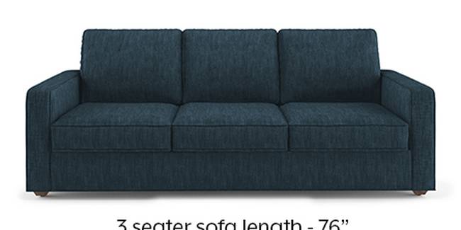 Apollo Sofa Set (Indigo Blue, Fabric Sofa Material, Regular Sofa Size, Soft Cushion Type, Regular Sofa Type, Master Sofa Component, Regular Back Type, Regular Back Height)