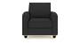 Apollo Sofa Set (Fabric Sofa Material, Regular Sofa Size, Soft Cushion Type, Regular Sofa Type, Individual 1 Seater Sofa Component, Graphite Grey, Regular Back Type, Regular Back Height) by Urban Ladder - - 174912
