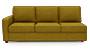 Apollo Sofa Set (Olive Green, Fabric Sofa Material, Compact Sofa Size, Firm Cushion Type, Sectional Sofa Type, Right Aligned 3 Seater Sofa Component, Regular Back Type, Regular Back Height) by Urban Ladder - - 175156